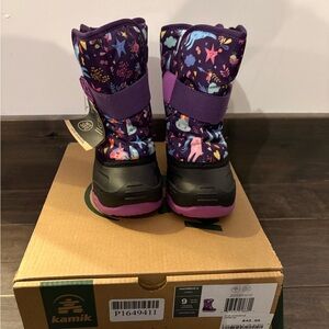 Kamik Snowbug6 Boots with Purple Accents